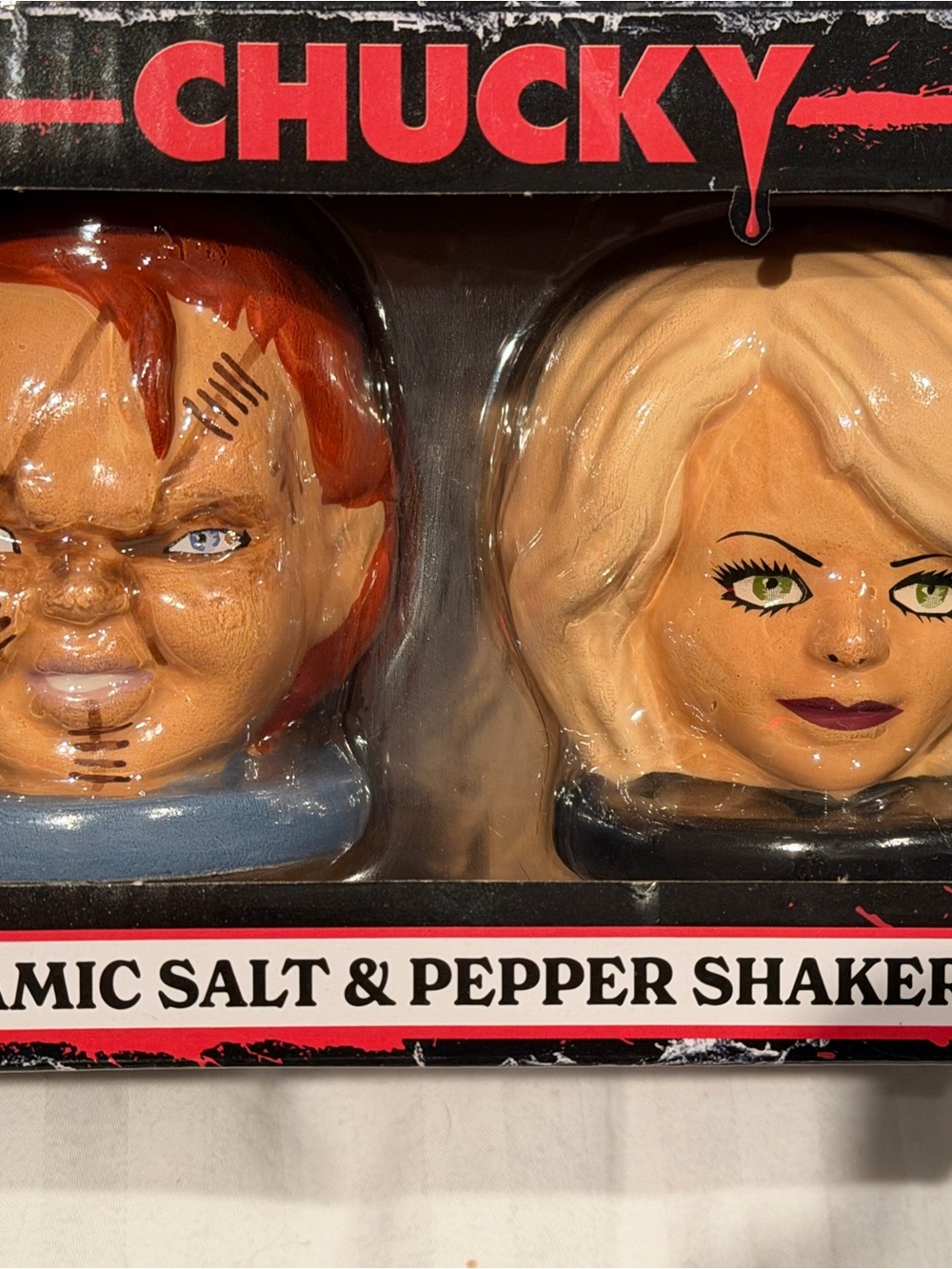 Chucky & his Bride Ceramic Salt & Pepper Shaker